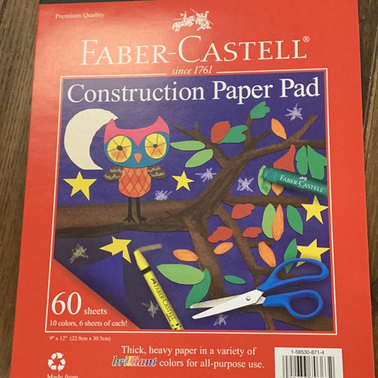 FC Construction Paper Pad
